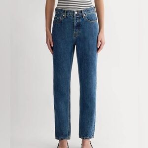 Everlane The ‘90s Cheeky Jeans in ‘Deep Atlantic’ Blue Denim 26 Ankle